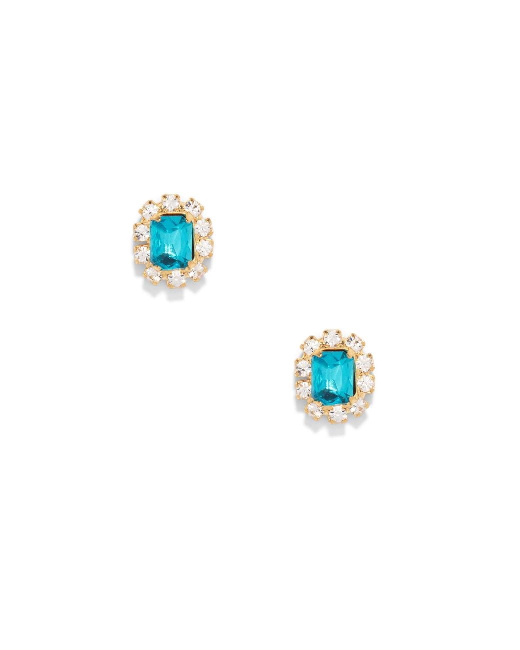 The Pink Reef Blue Petite Stud