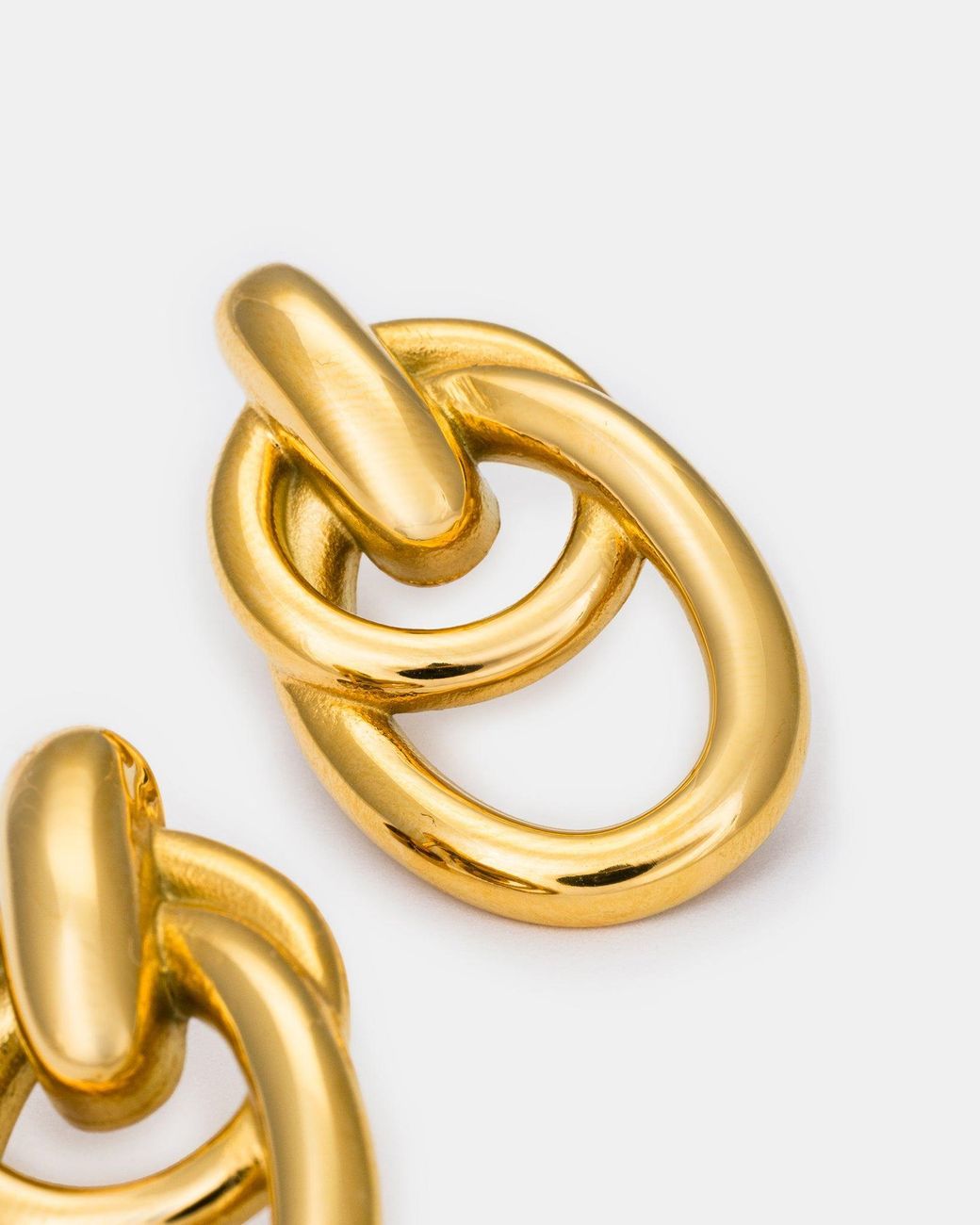 Kybele Studio Metallic Link Charm Earrings