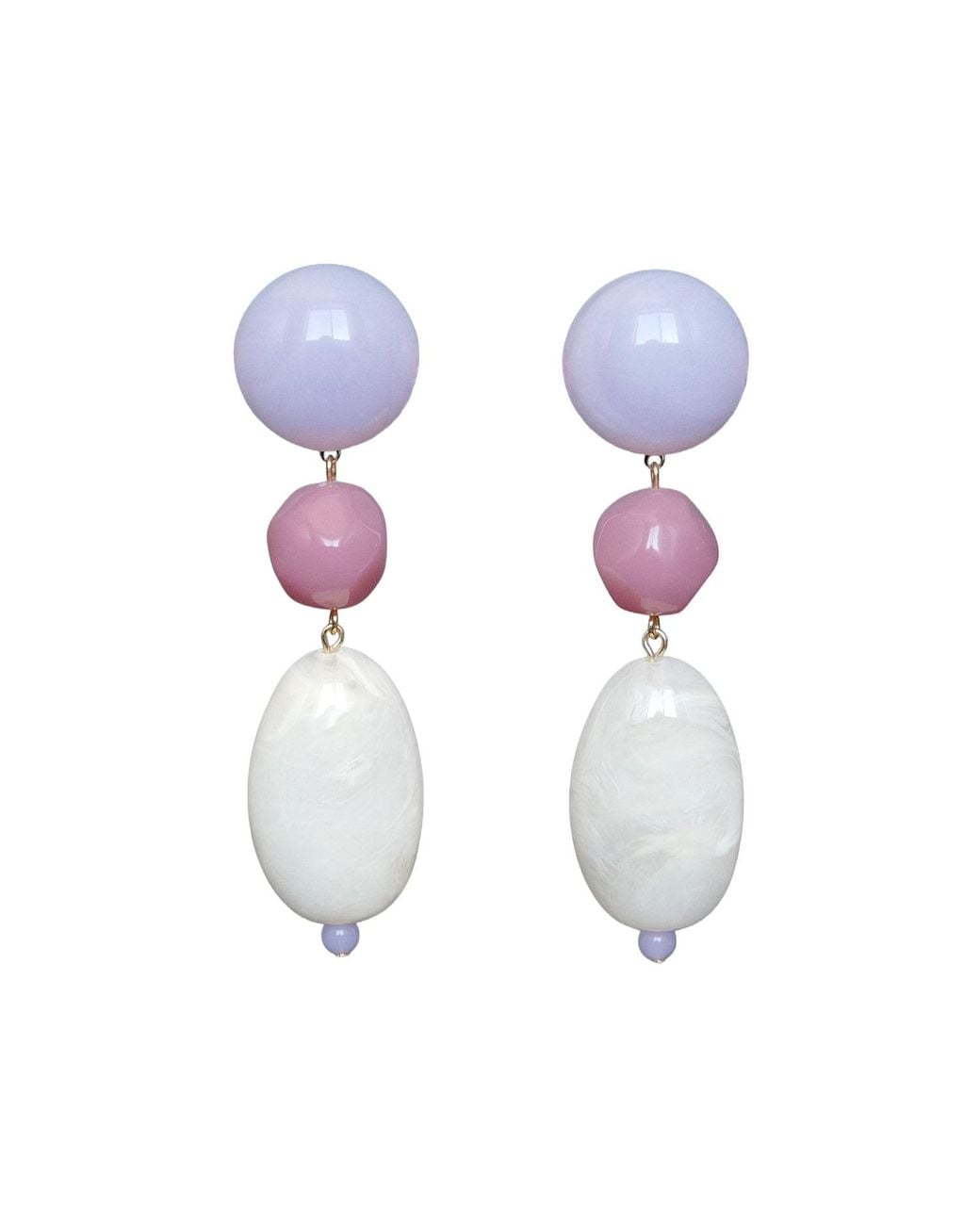 Malolo Jewelry Purple Hanae Earrings
