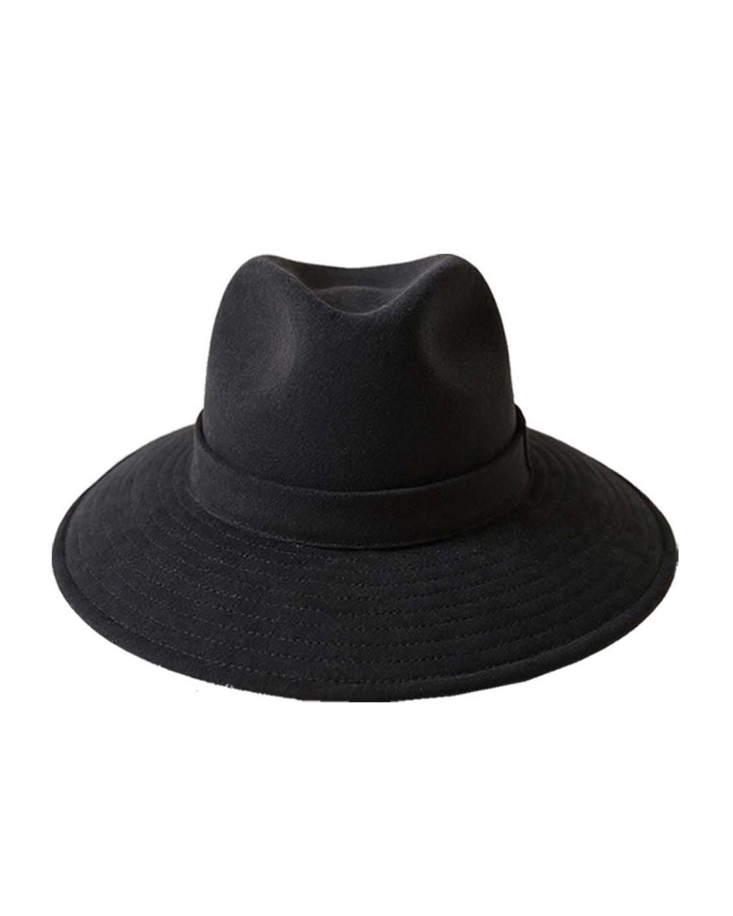 Nooki Design Black Stevie Fedora Hat