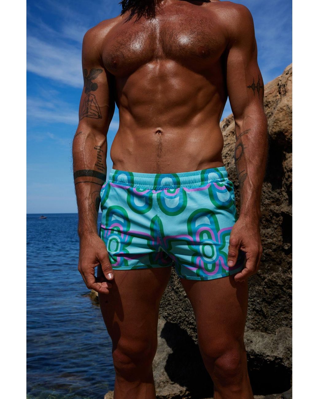Julia Clancey Blue Venice 73 Sport Short Olympia Aqua for men