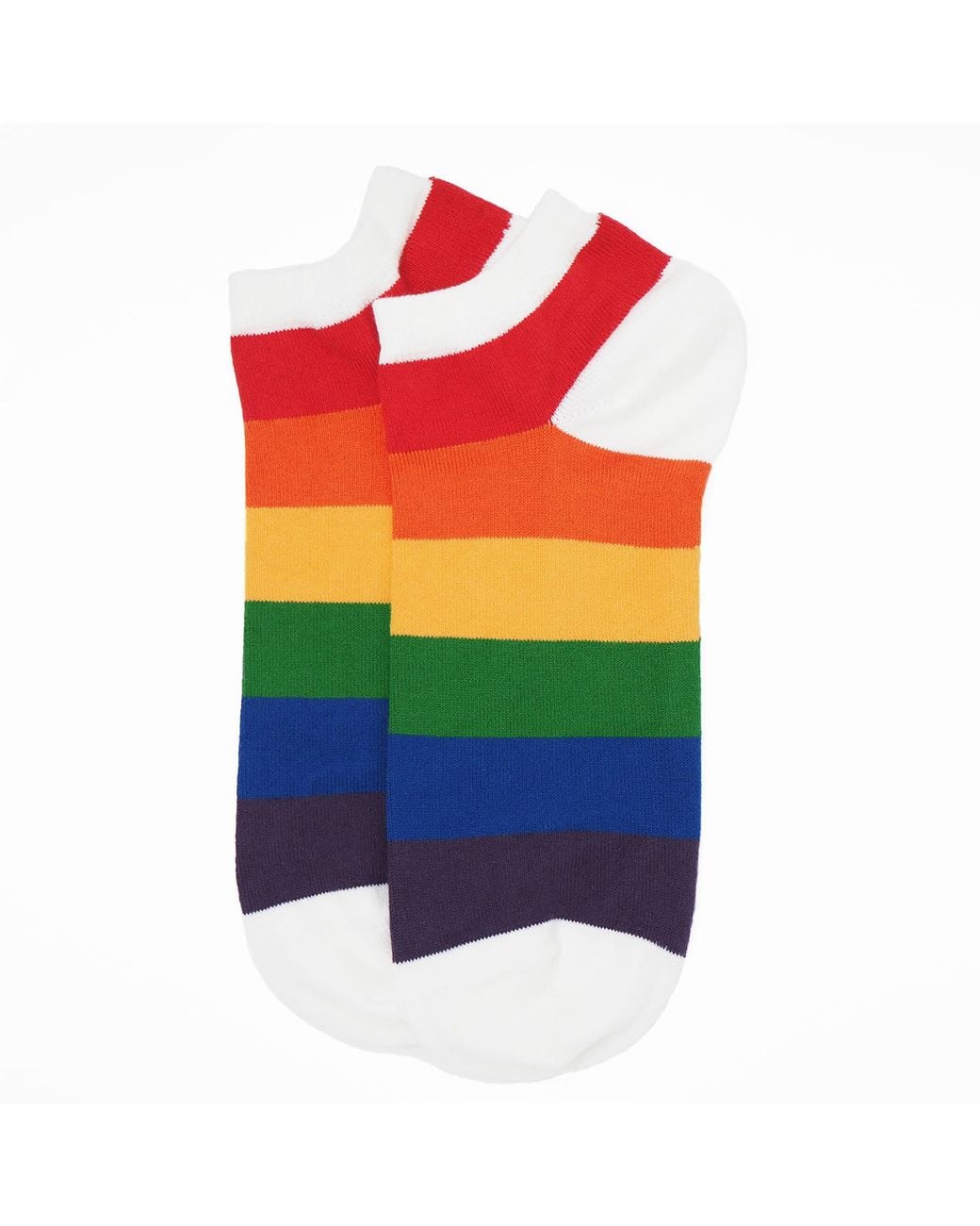 Peper Harow - Made in England Green Block Stripe & Neon Organic Trainer Socks Bundle for men