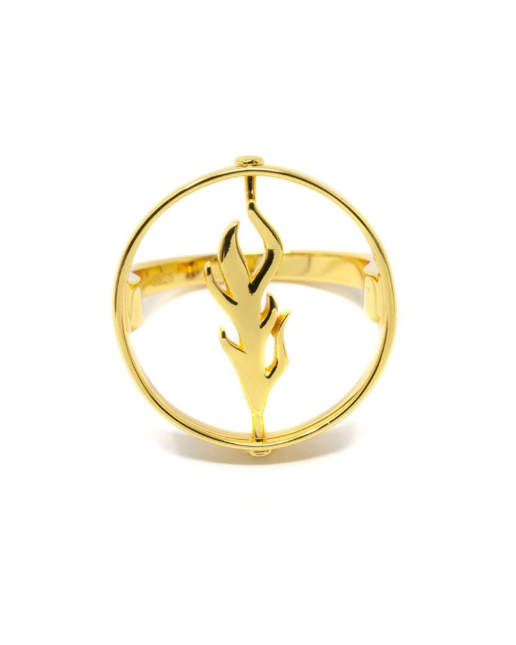 NASI SILVER Metallic Coral Ring- Earth Edition