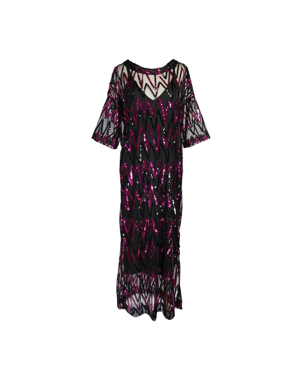 Jennafer Grace Black Studio Shimmer Side Split Tunic