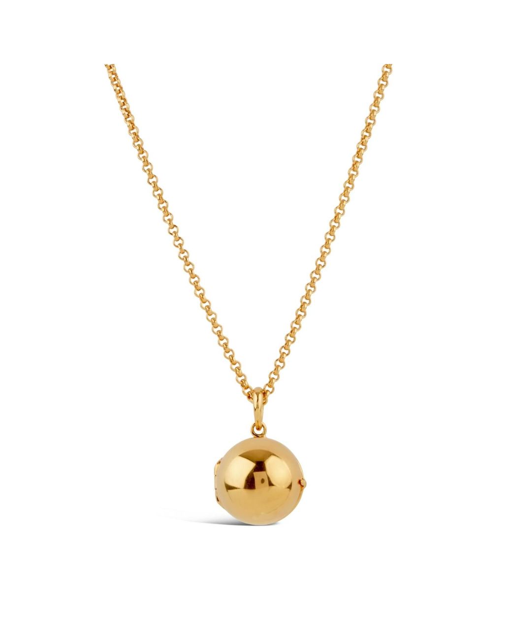Dinny Hall Metallic My World Orb Locket
