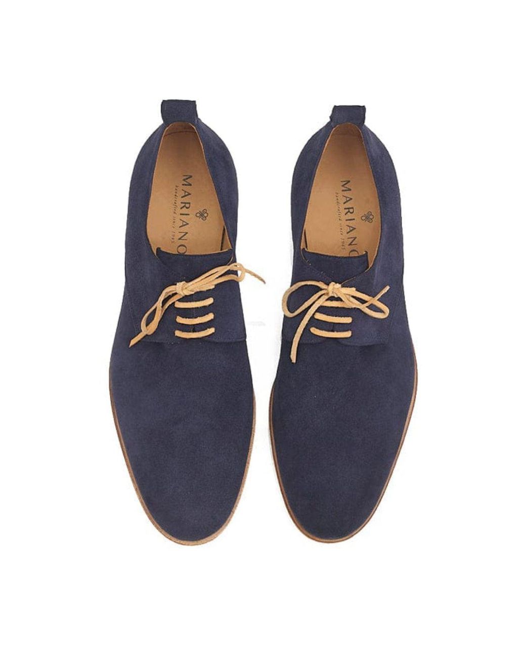 Mariano Shoes Blue Granja Oxford for men