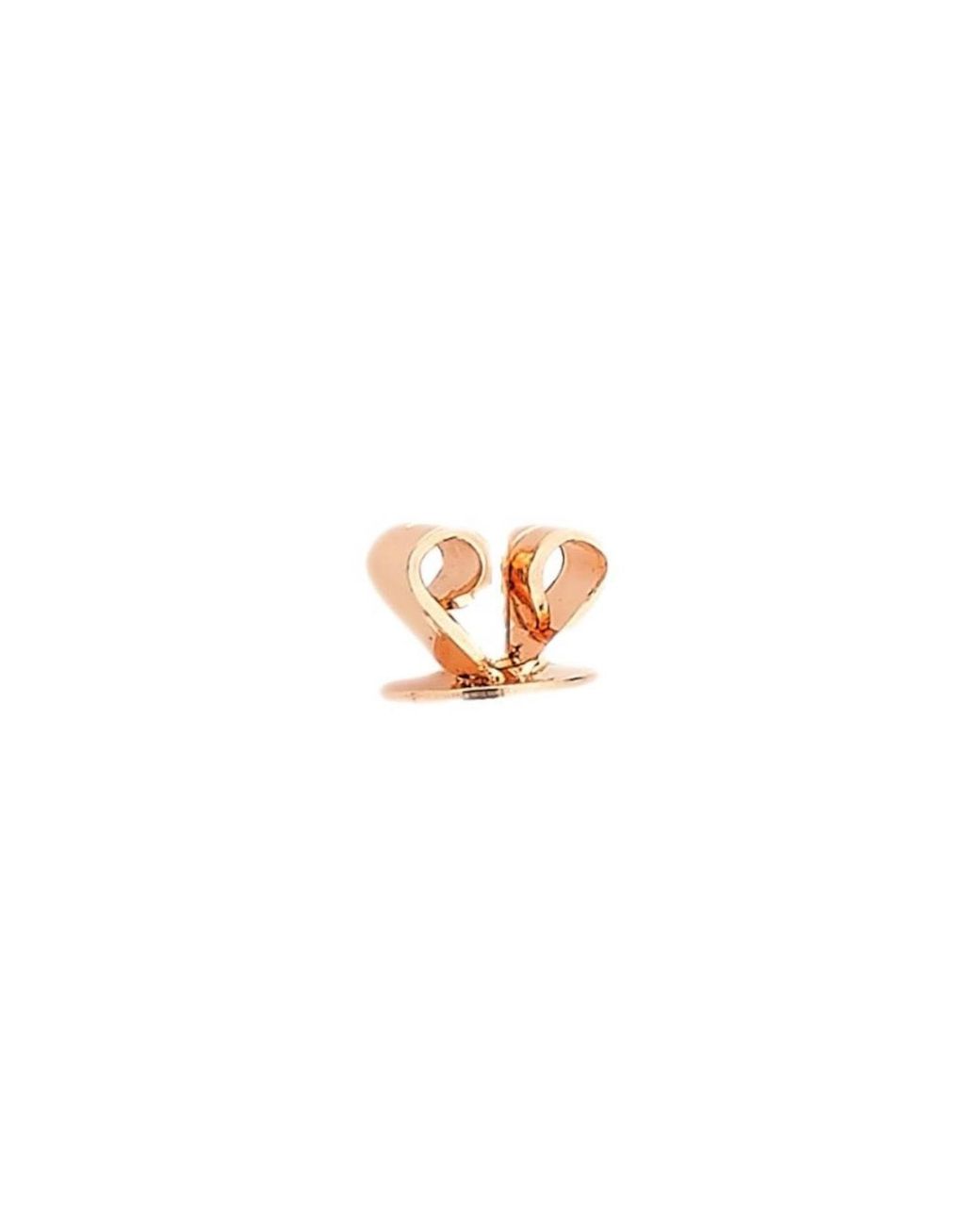 Ecce | Artisan Diamonds Metallic Single 14K Diamond Hollow Star Earring