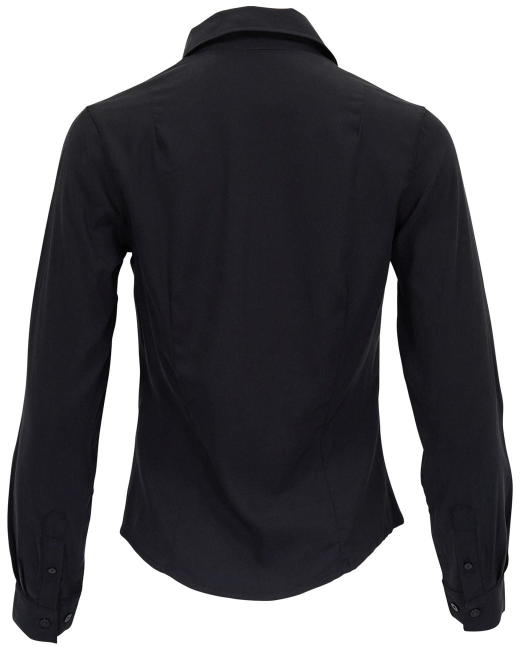 Lords of Harlech Blue Sutton Stretch Silk Long-Sleeve Shirt