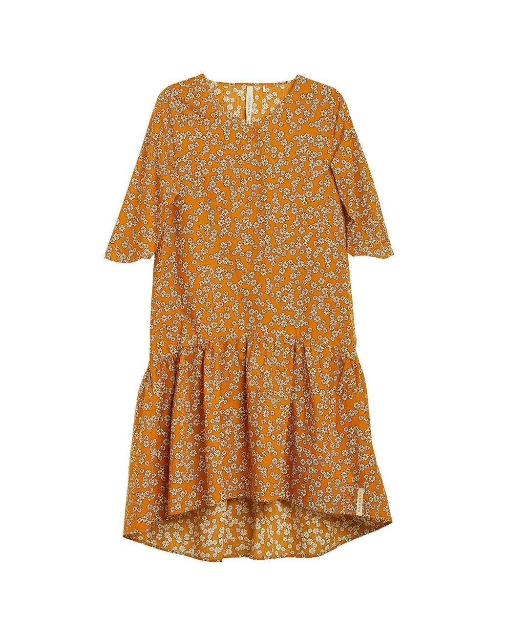 GROBUND Brown The Manilla Dress – The Bohemian One