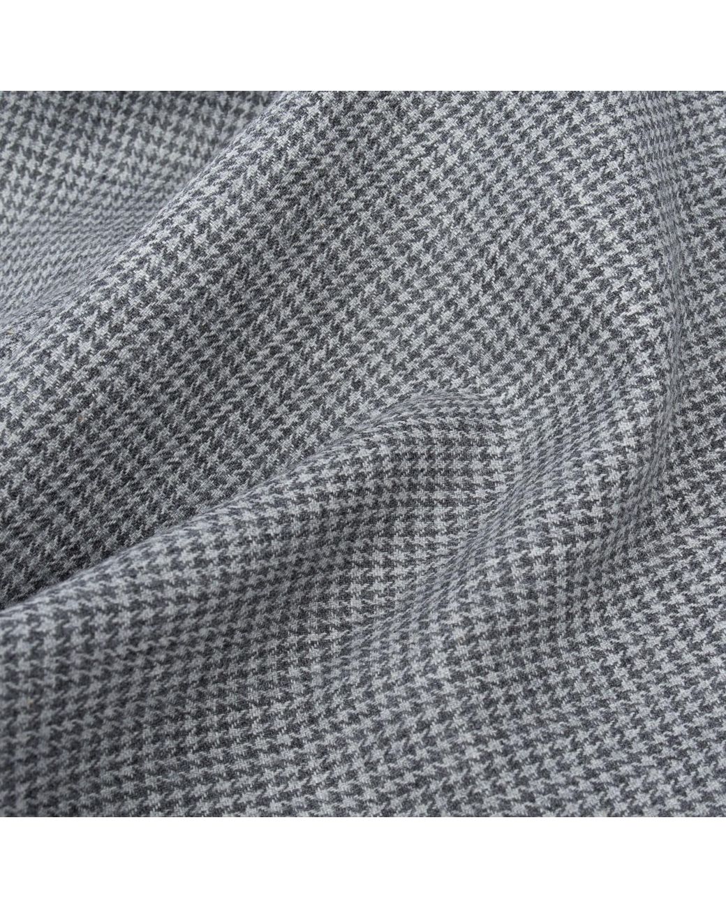 LE COLONEL Gray Houndstooth Bow Tie for men