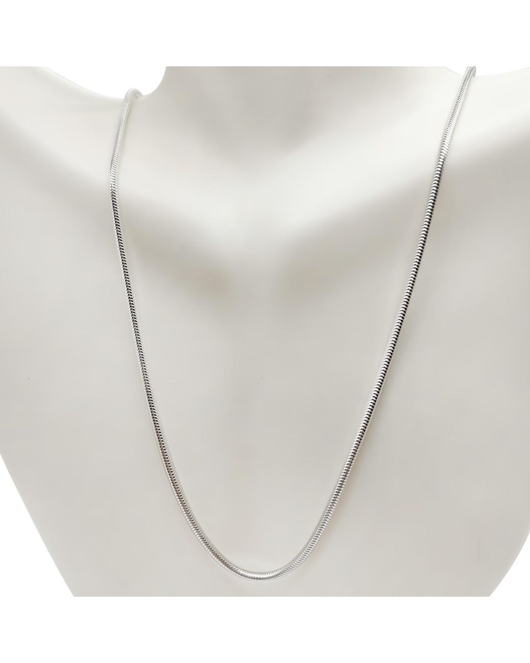 Kylie Harper Metallic Italian Sterling Snake Chain for men