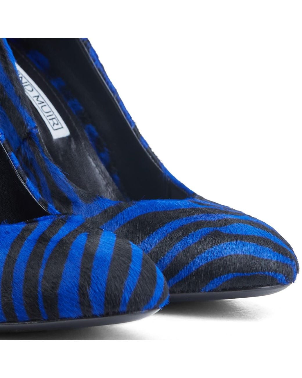Rosamund Muir London Blue India & Zebra Print Calf Hair With Star Heels