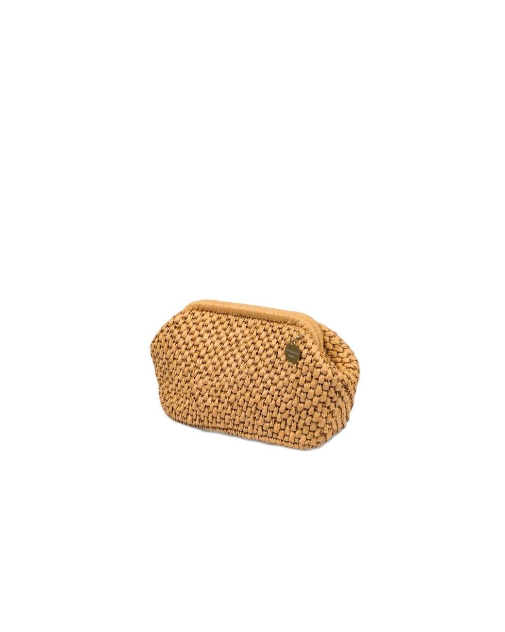 Springmoonatelier Natural Abudance Raffia Handbag