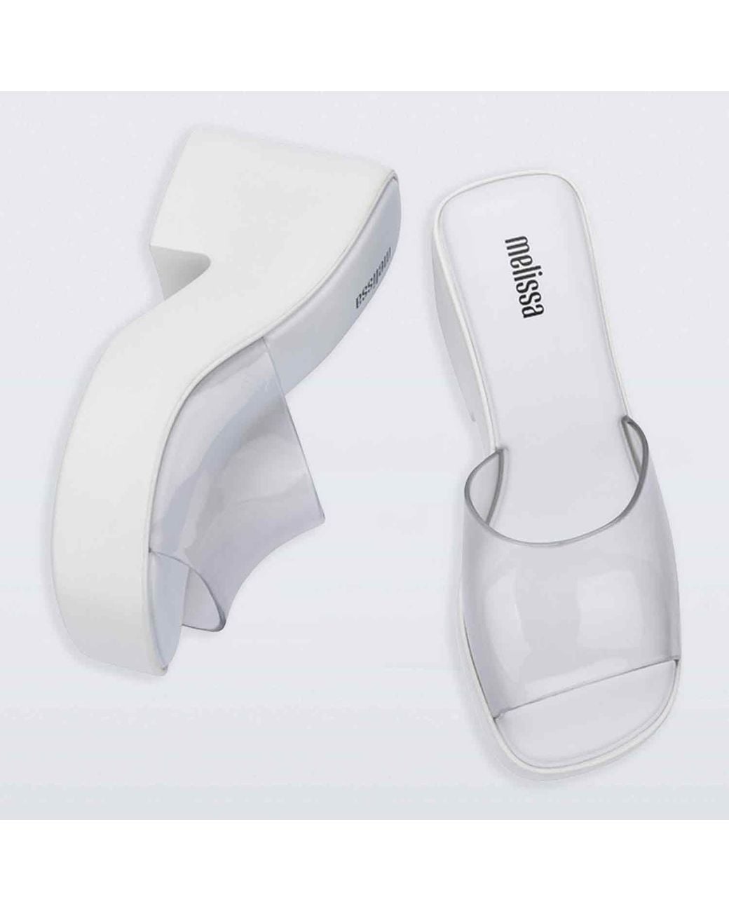 Melissa White Posh Platform Heel