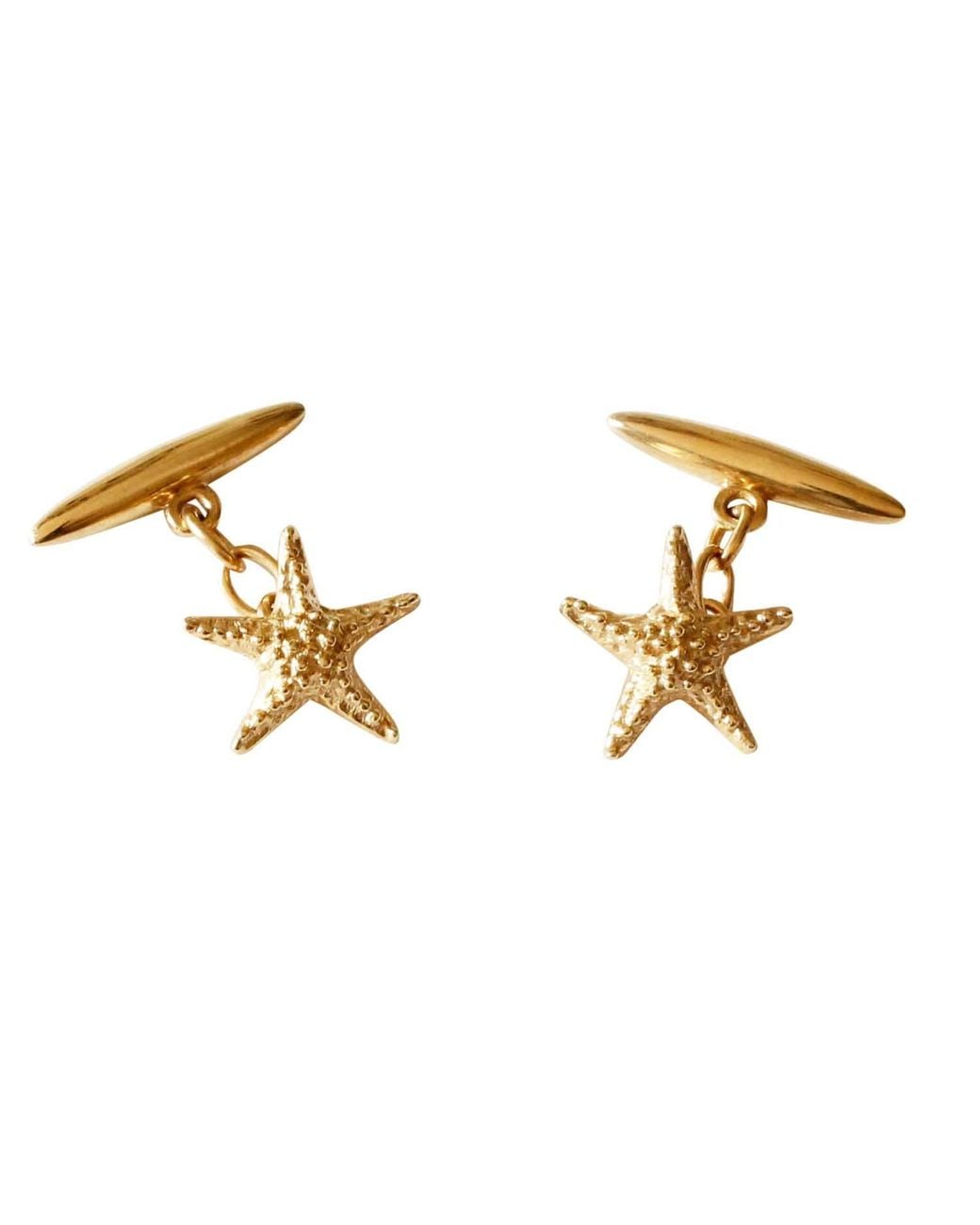 Lee Renee Metallic Starfish Cufflinks for men