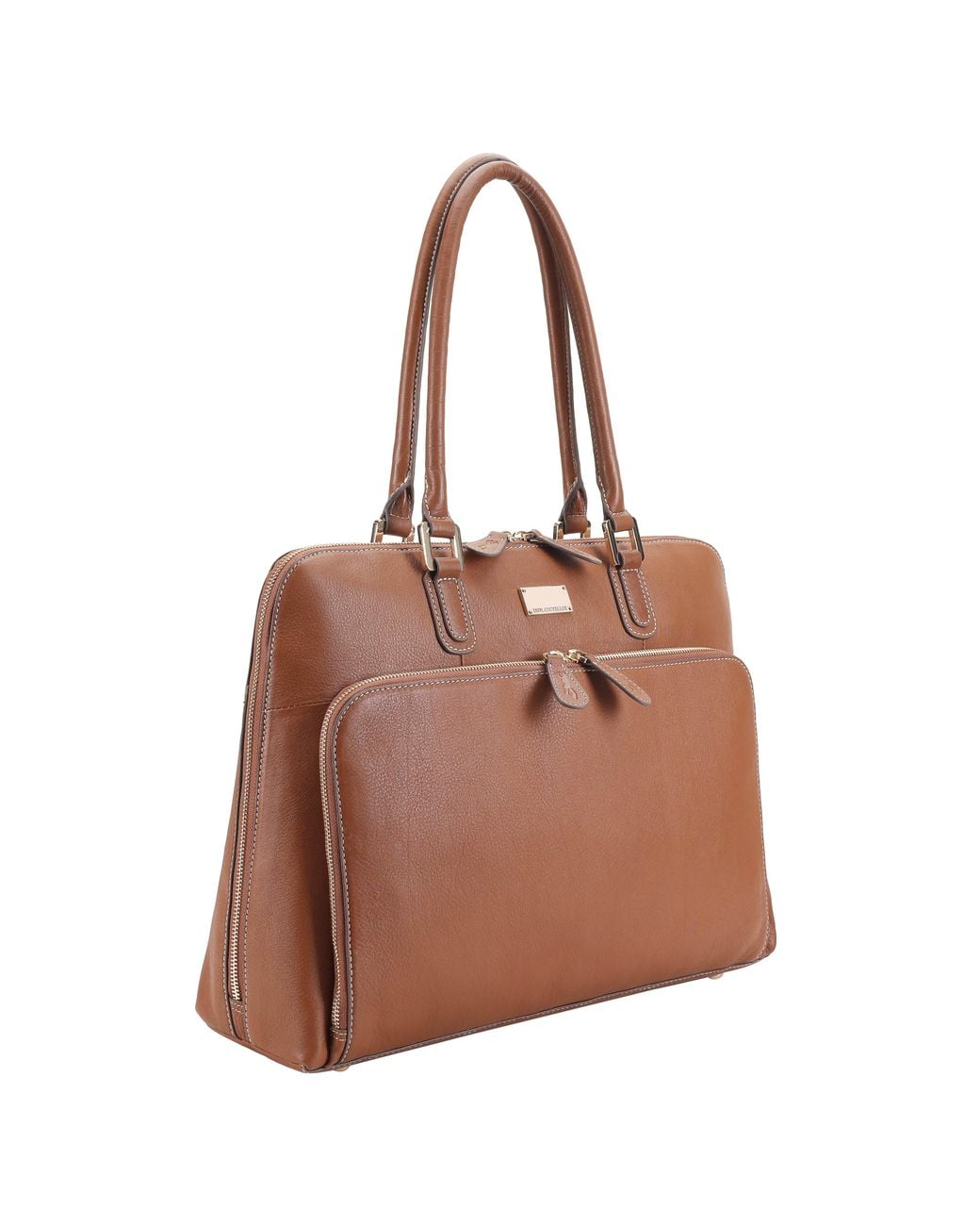 Paul Costelloe Brown Filton Leather Tote Bag
