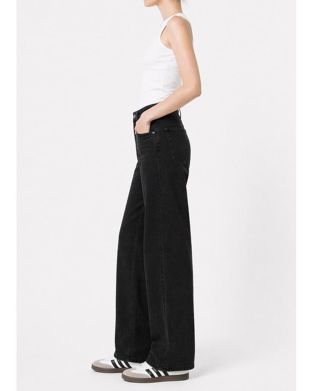 NOEND Black Kallie Relaxed Curve