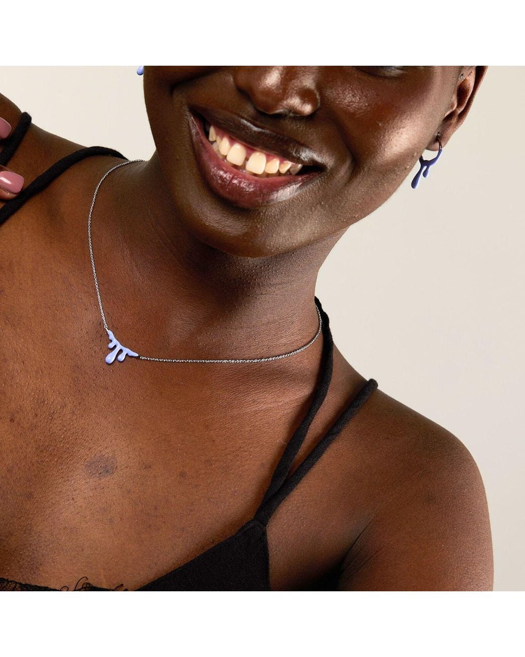 Dolcetto Designs Blue Gelato Necklace