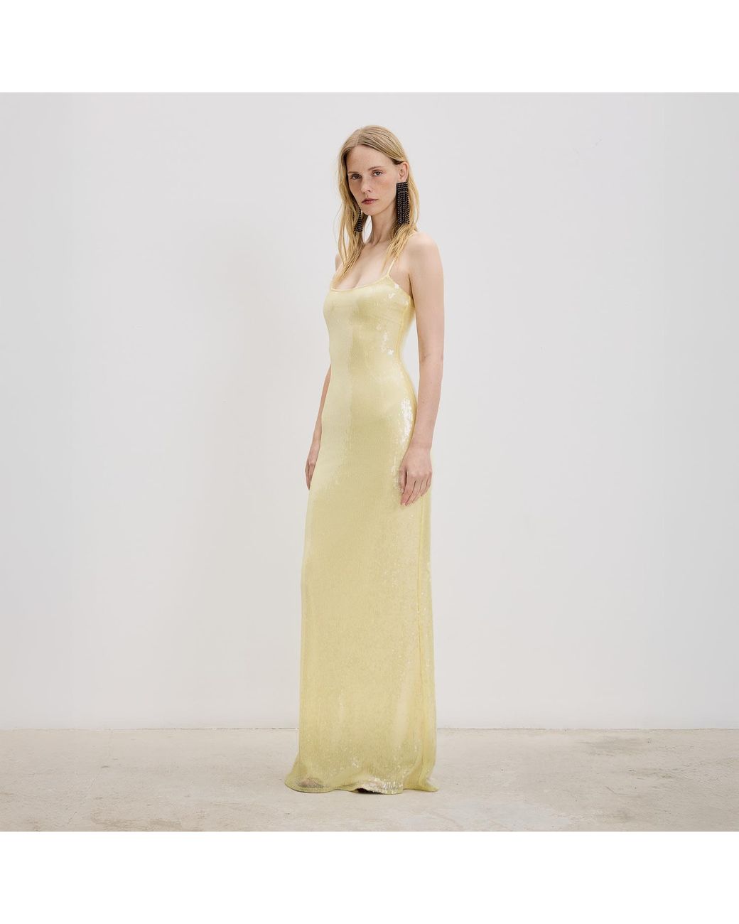 Herfetch Yellow Maxi Stass Dress