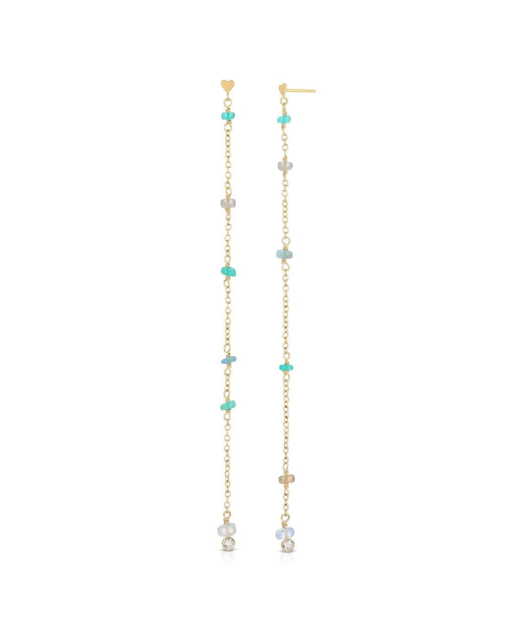 Heather Hawkins Jewelry Metallic A Moment Apart Duster Earrings