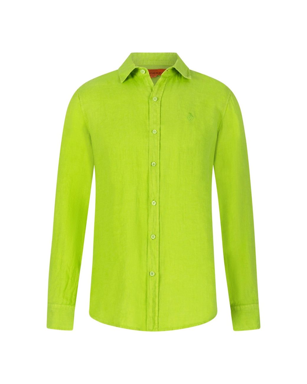 Maison Tangerine Green Kiwi Linen Shirt For for men