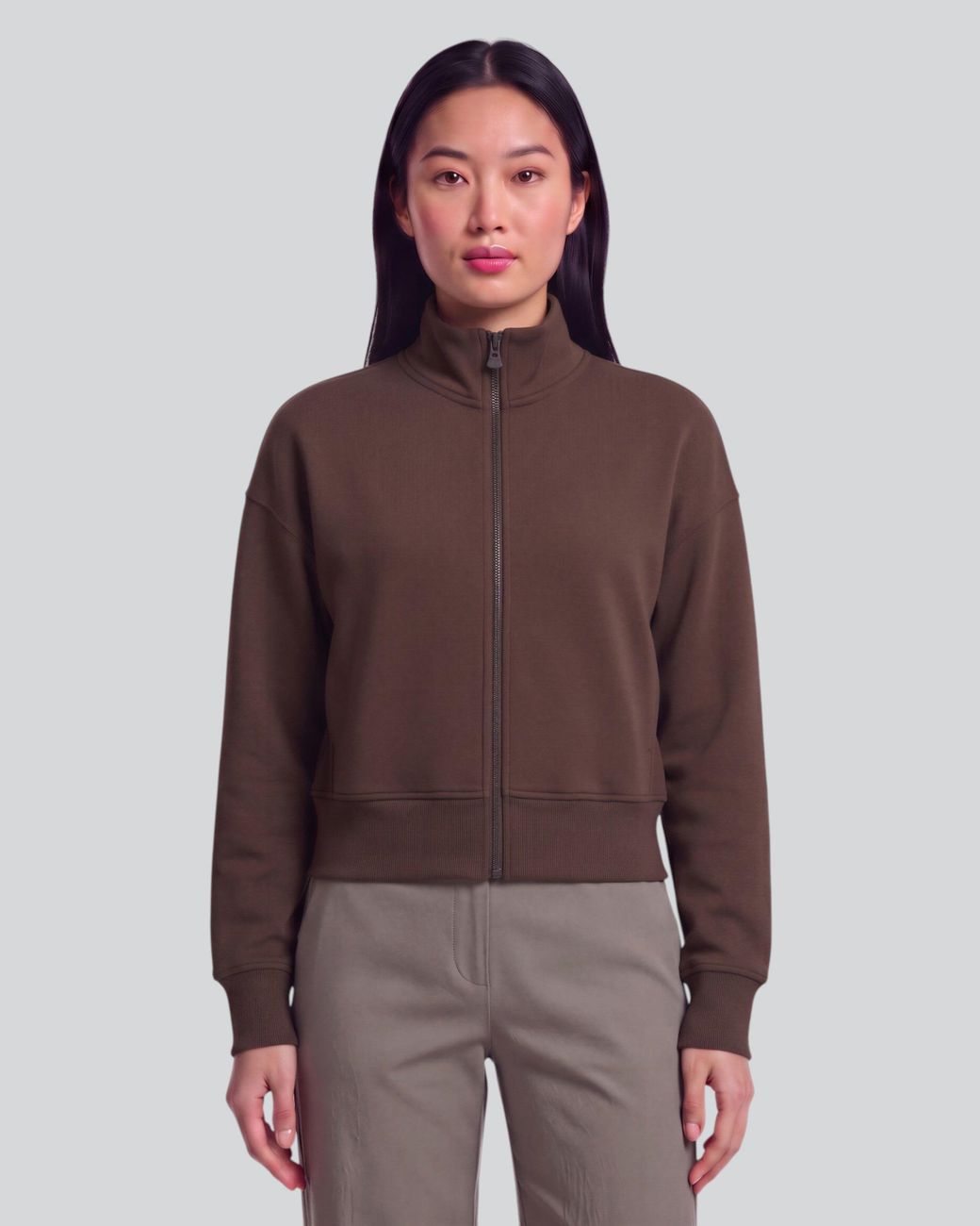 Lords of Harlech Judy Brownie Stretch Knit Jacket