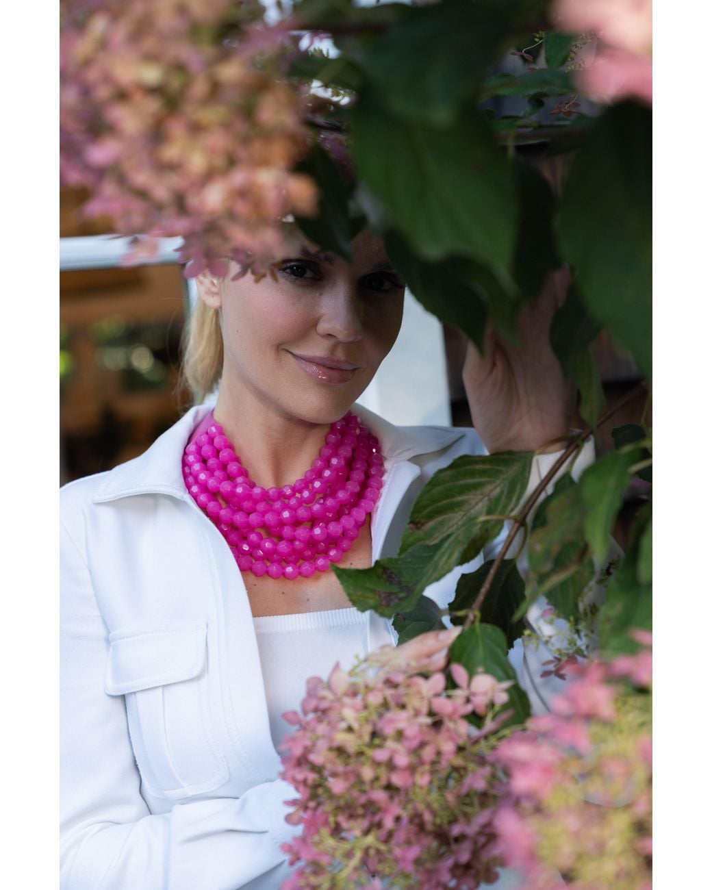 Fairchild Baldwin Pink Bella Bright Necklace