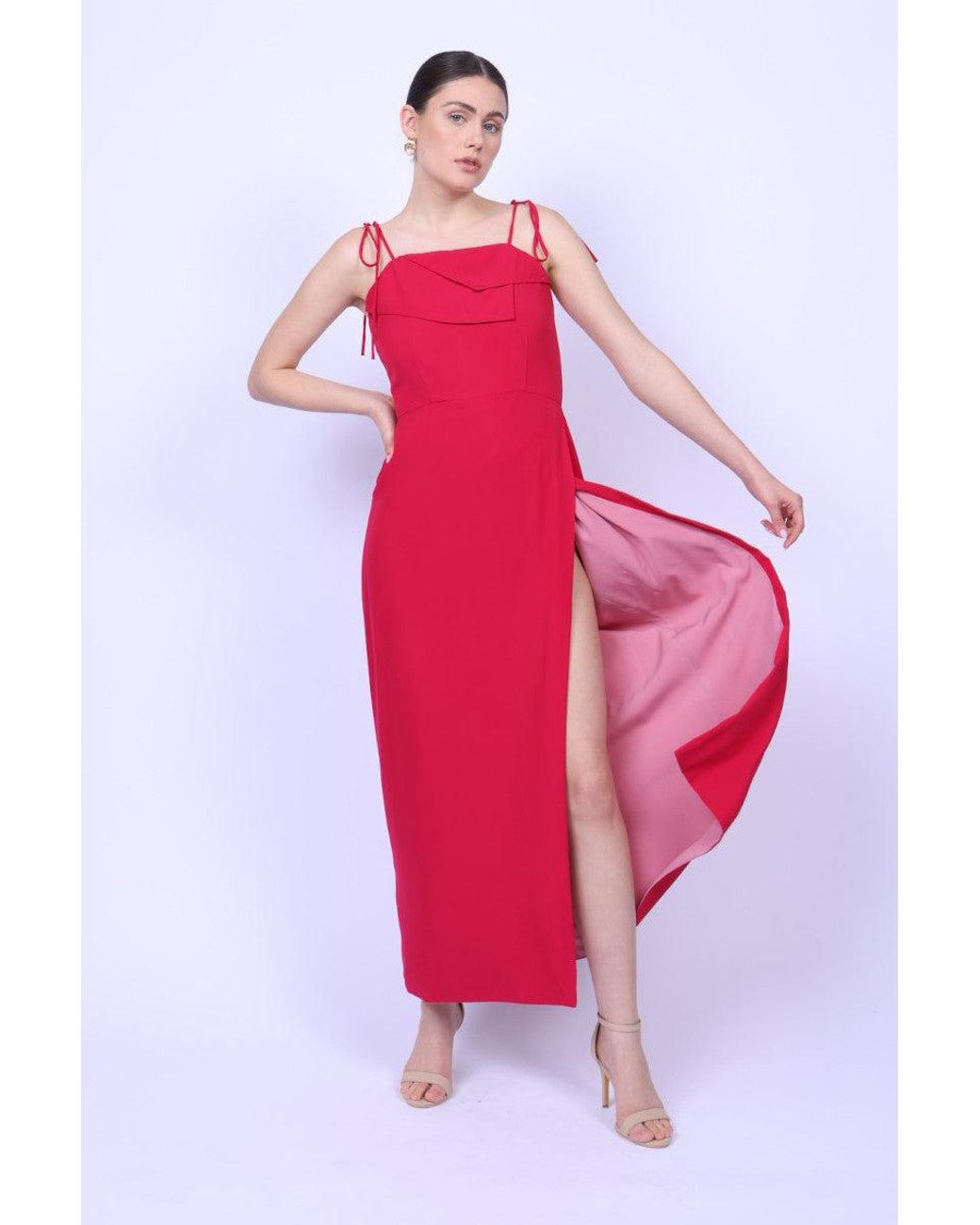 Mary Dickow Pink Subira Dress-Hot