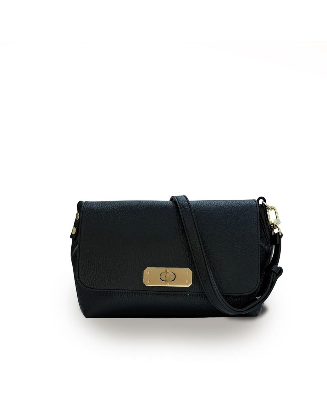 Apatchy London Black The Maisie Maxi Leather Bag