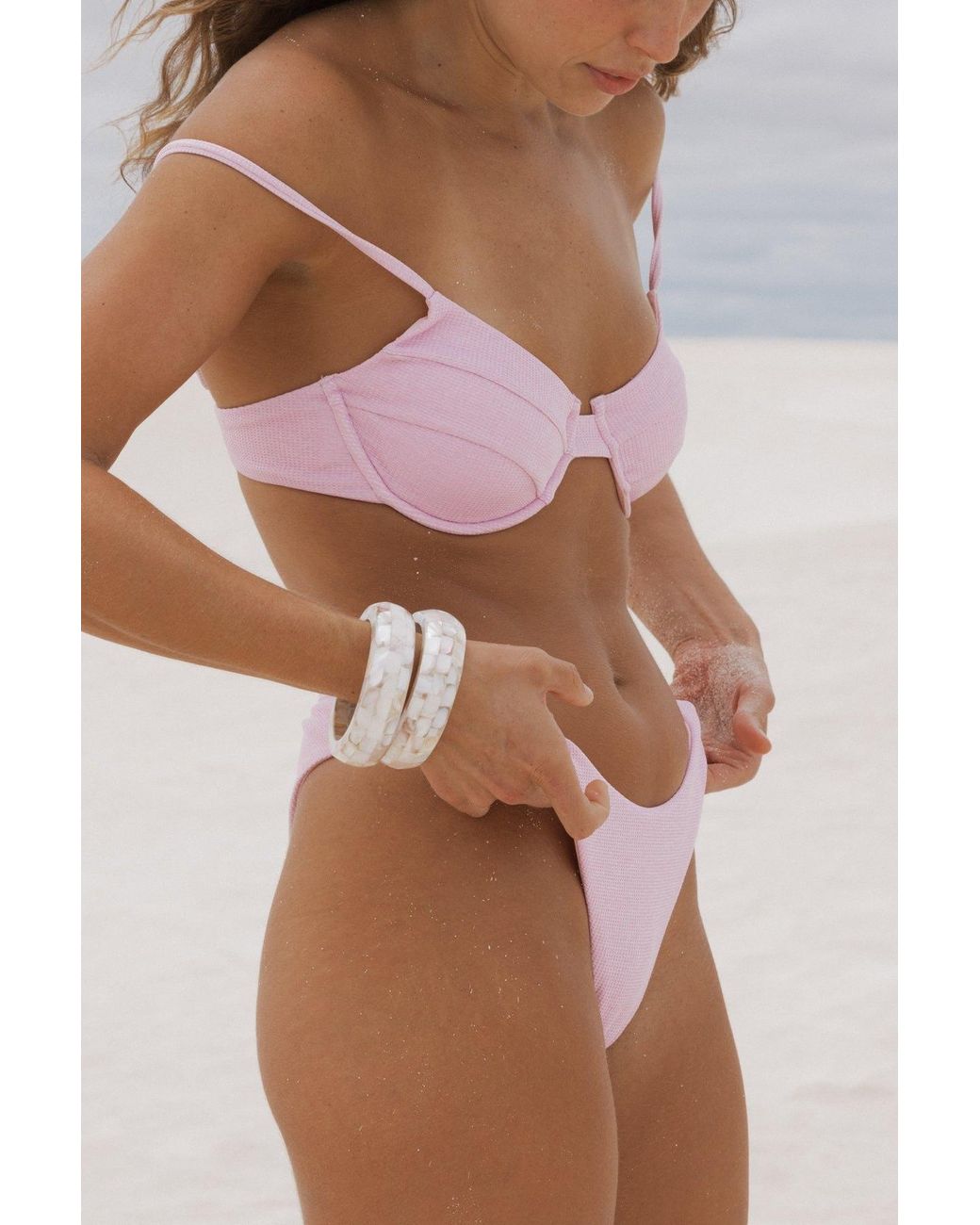 Floating Swim Pink Canary Top