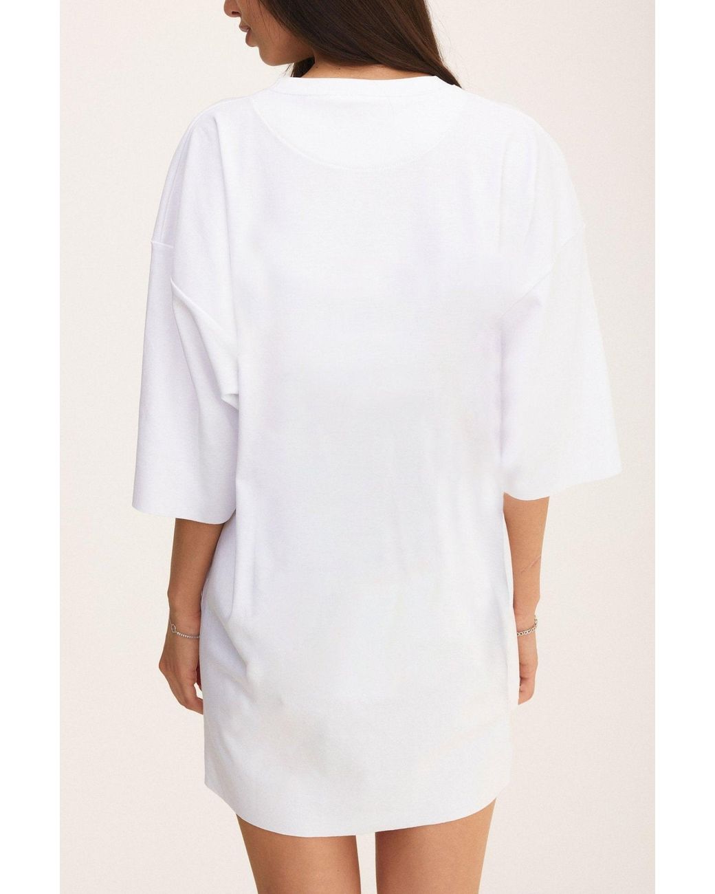 mysimplicated White Oversized T-Shirt