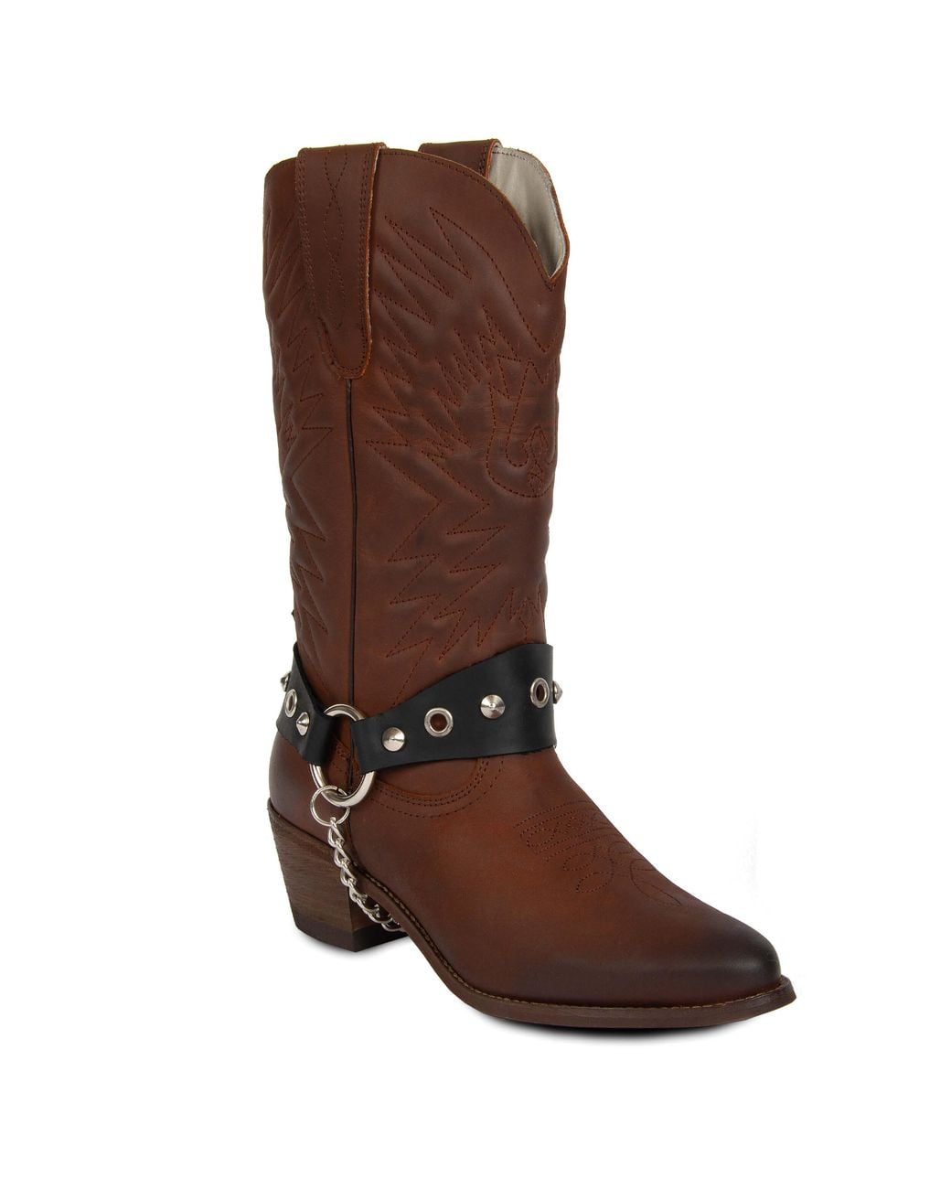 Urbnkicks Brown Cowboy Coyote Boots