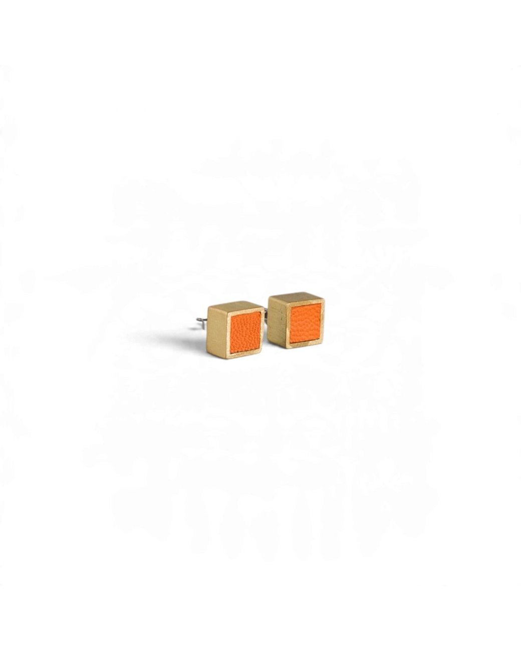 Svetlana Vukov White Cube Stud Earrings