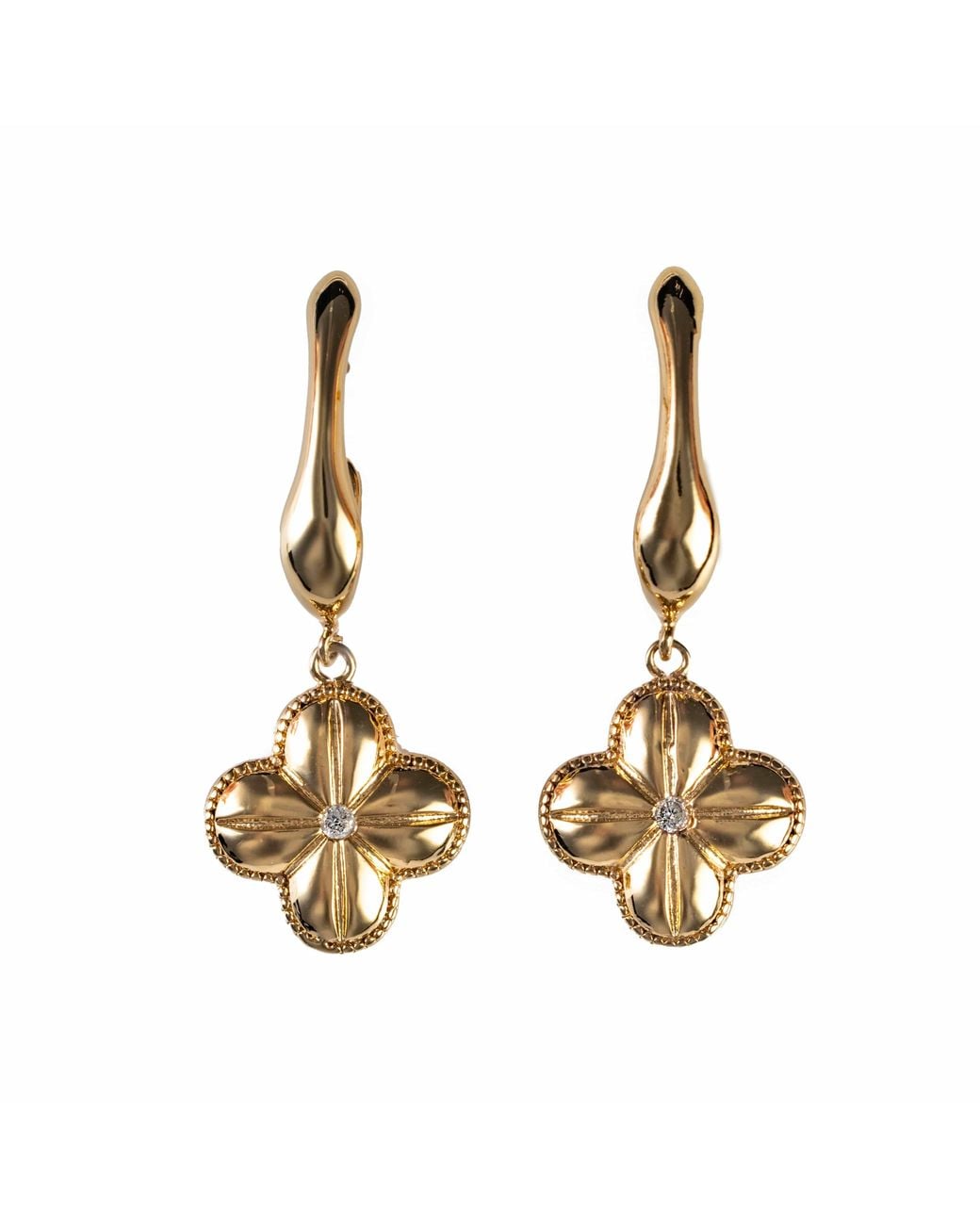 IN CAUDA VENENUM Metallic Fortune Earrings