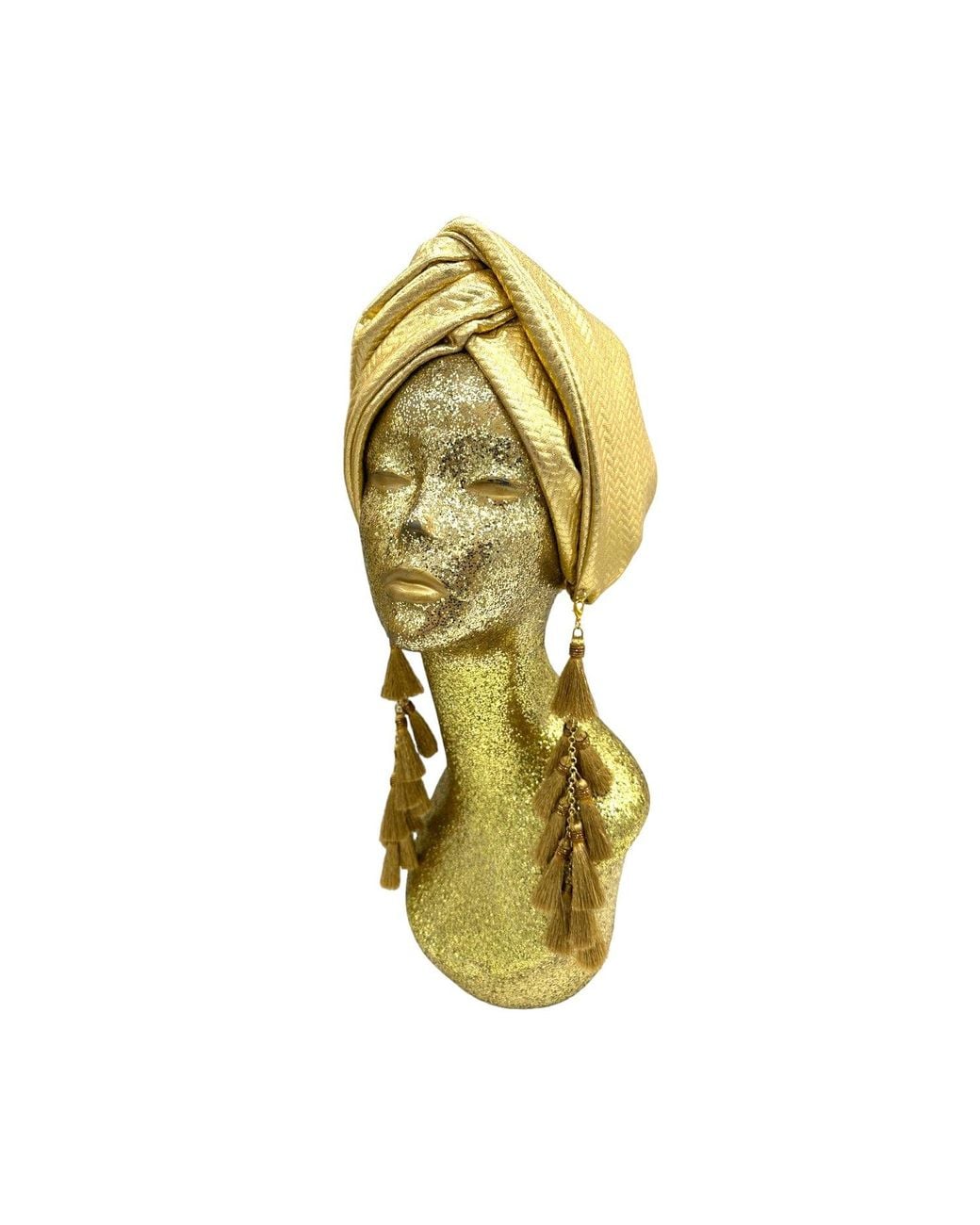 Julia Clancey Metallic Zia Chacha Turban Twist Band