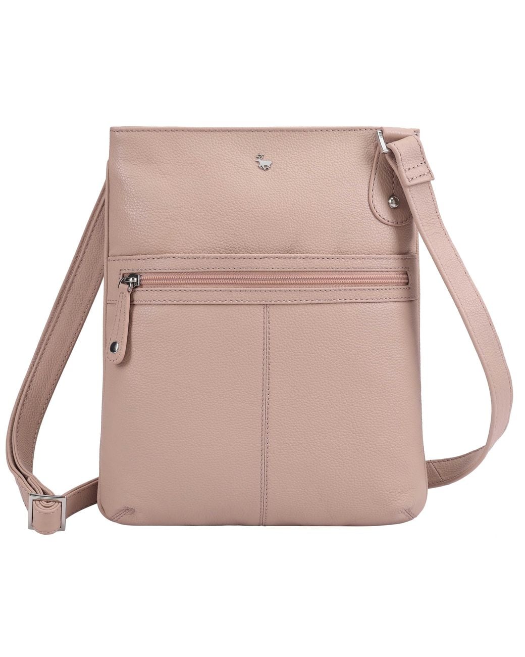 Lloyd Baker Pink Manali Leather Crossbody Bag
