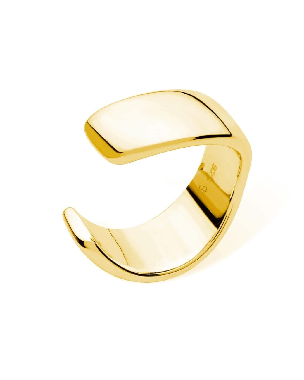 Lucy Quartermaine Metallic Flat Plain Cuff