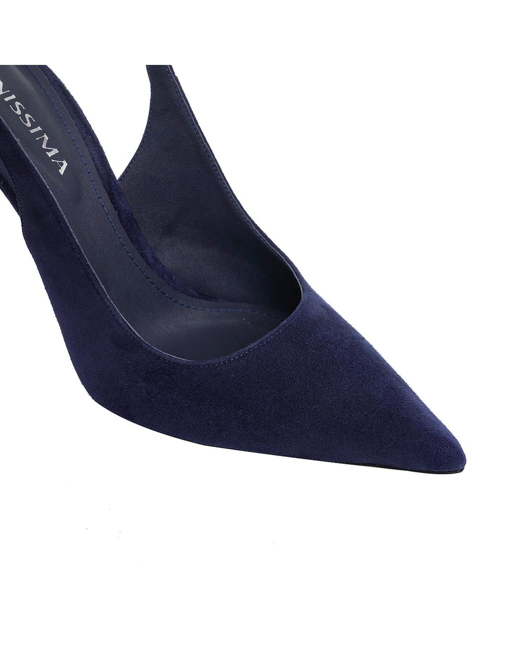 Ginissima Blue Lavinia Dark Slingbacks