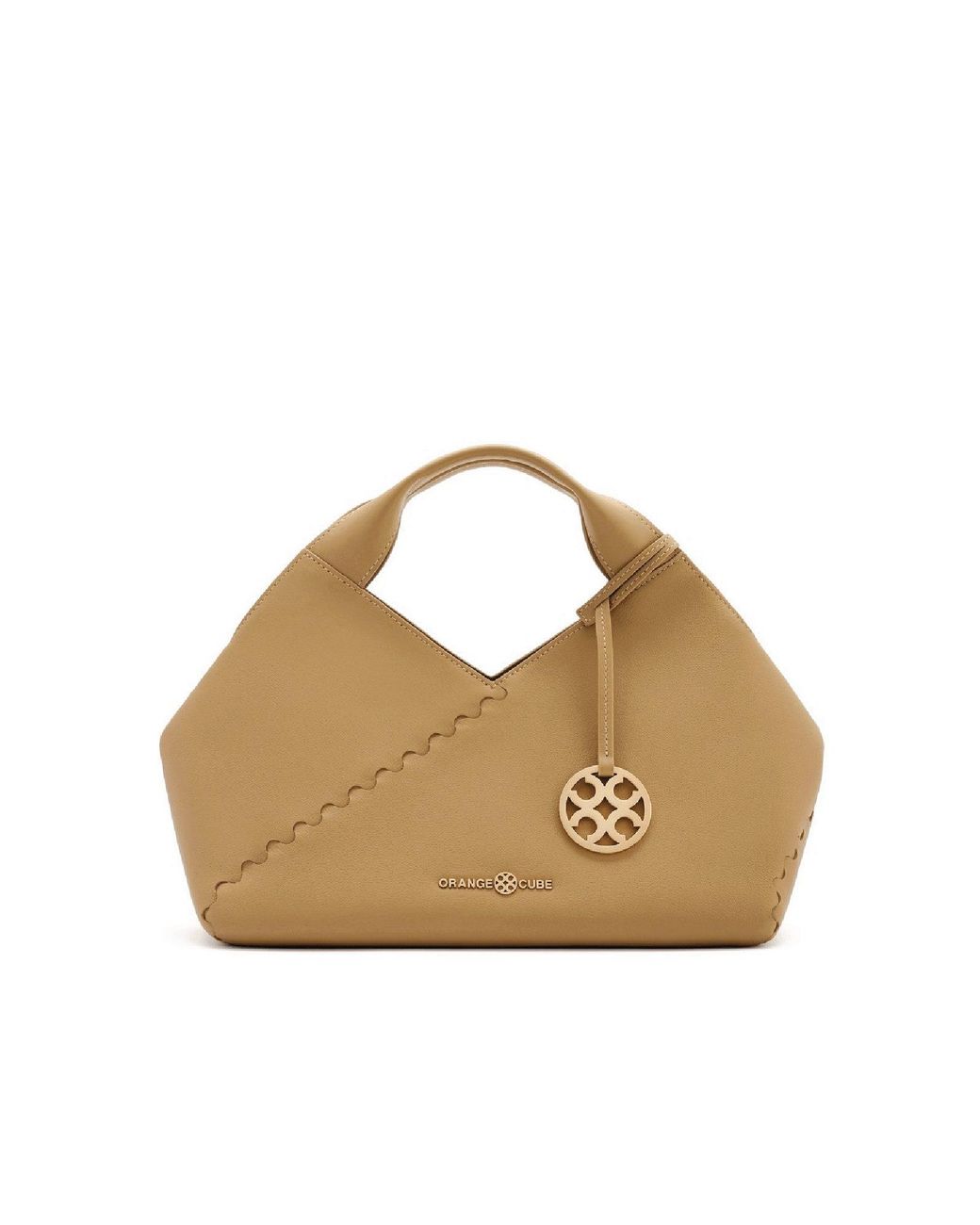 Orange Cube Natural Fortune Cookie Mini Tote