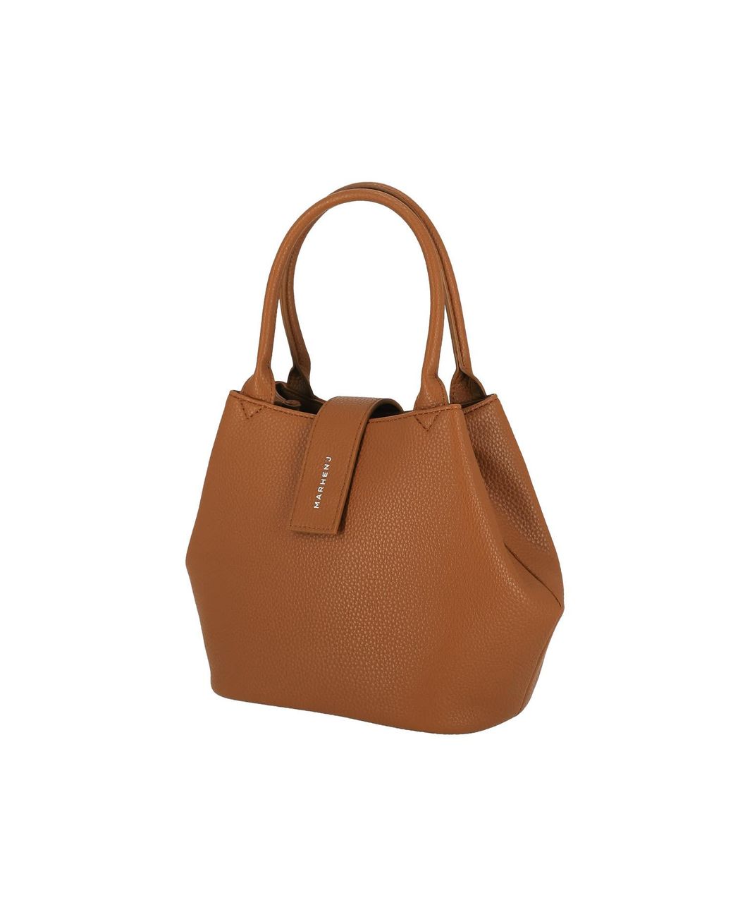 MARHEN.J Brown Aubree Vegan Leather Tote Bag