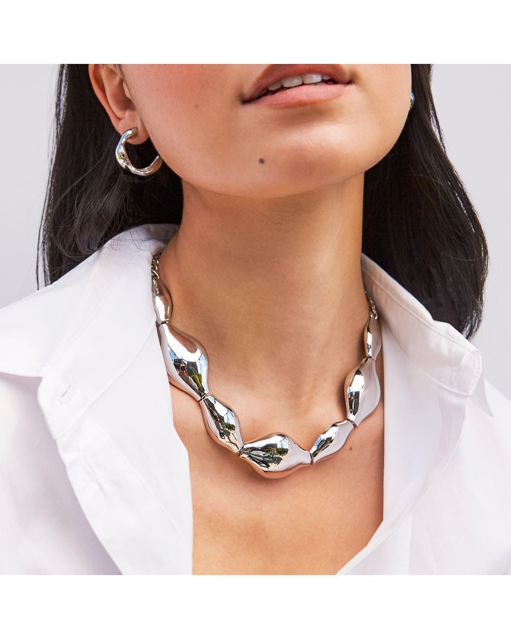 Biko Jewellery Metallic Amphora Collar