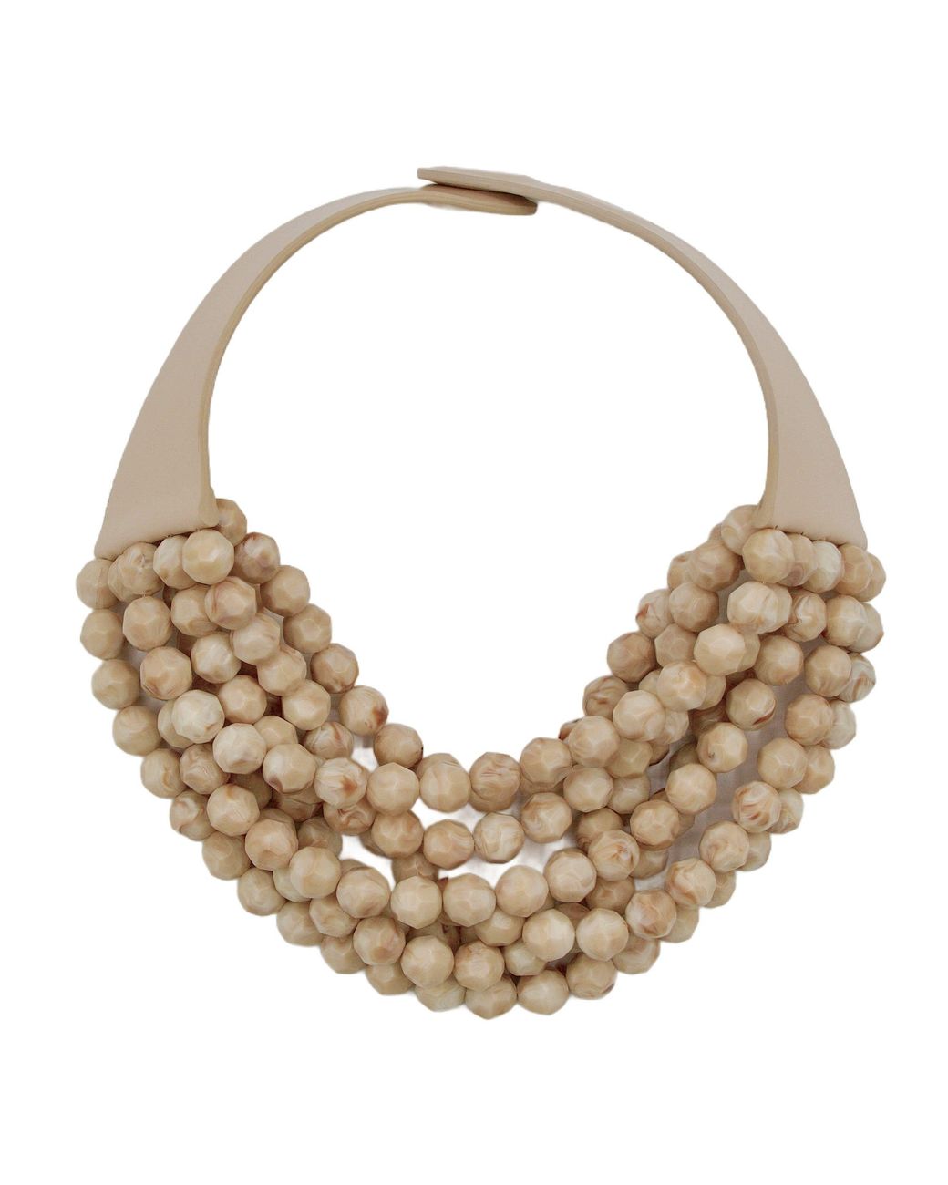 Fairchild Baldwin Metallic Neutrals Bella Champagne Horn Necklace