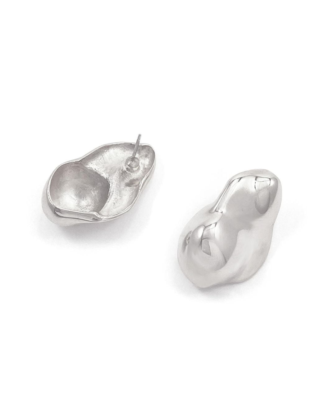 Biko Jewellery Metallic Molten Studs