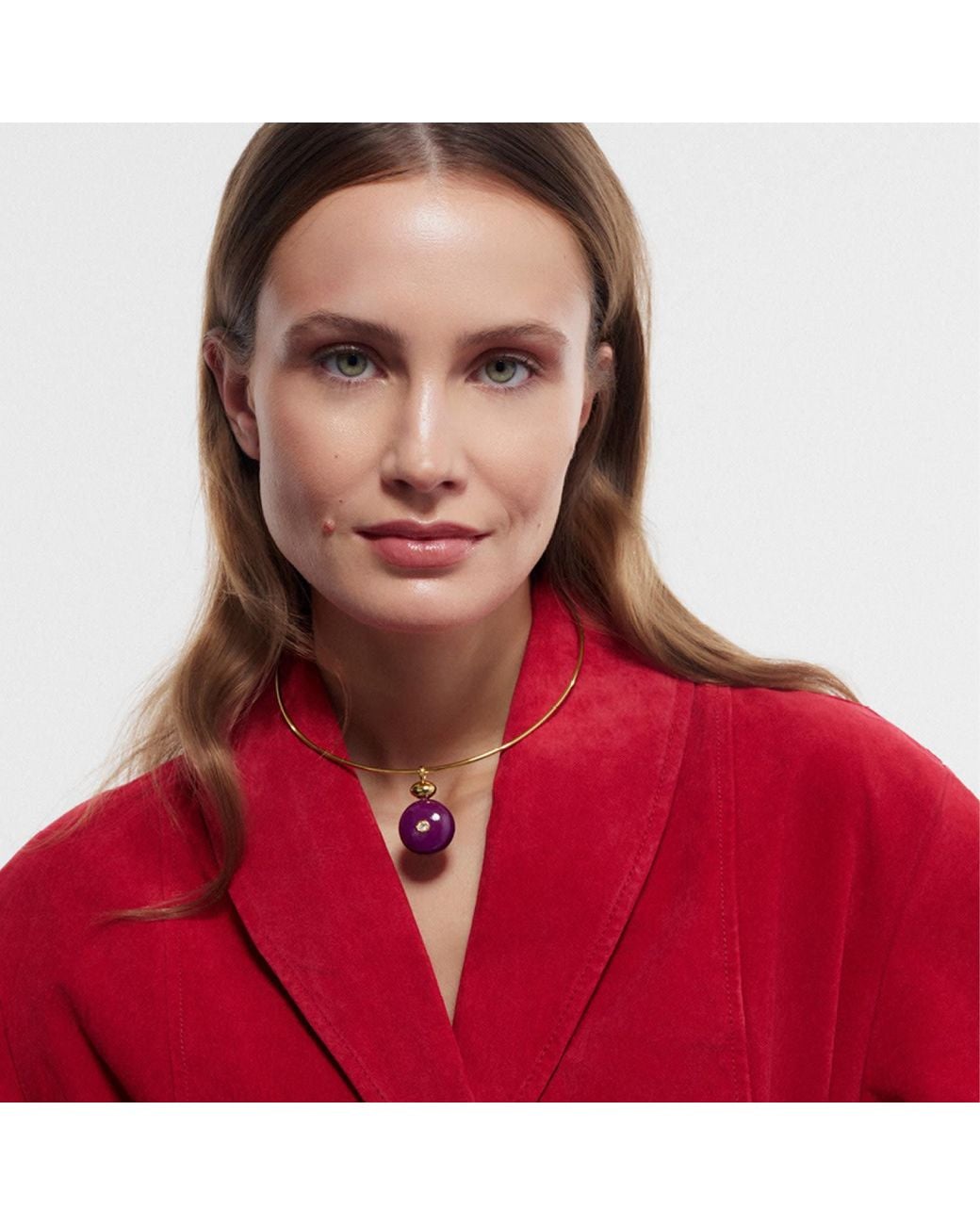 Saule Label Metallic Paloma Collar Necklace