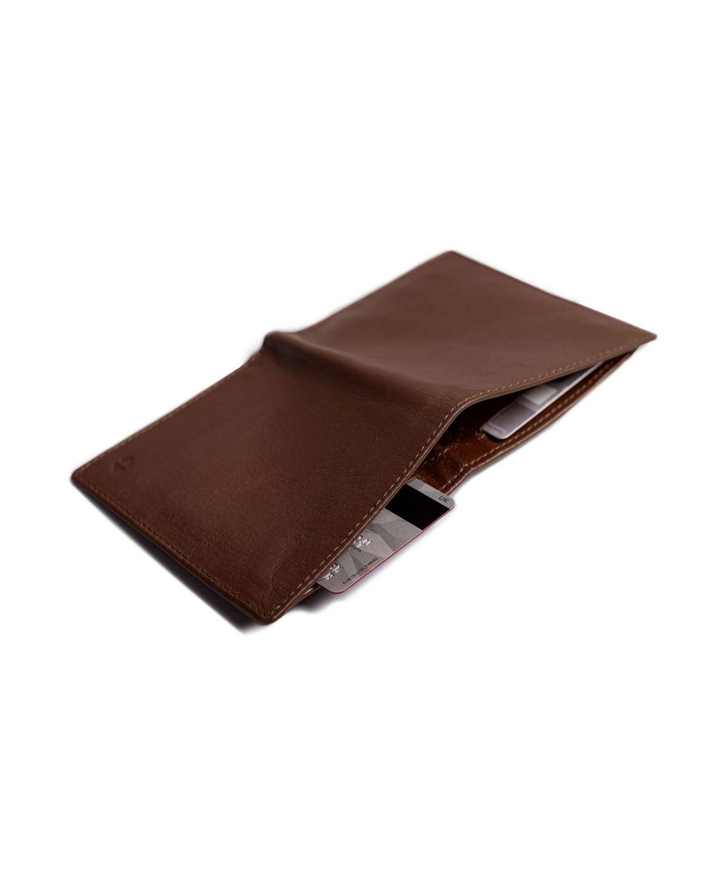 Harber London Black Leather Bifold Zip Wallet With Rfid Protection