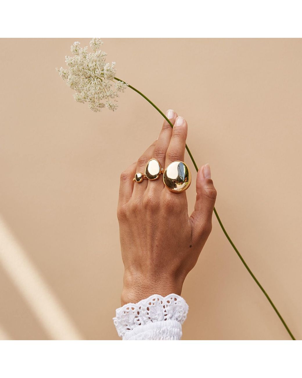 Biko Jewellery Metallic Galina Ring Large