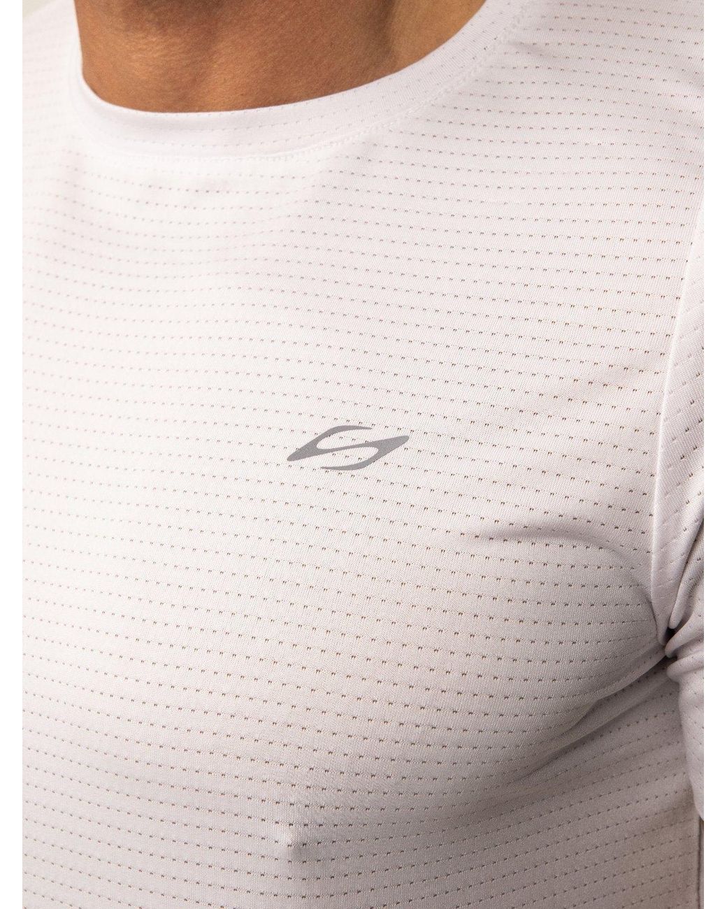 Saved Lab White Performance Tee for men