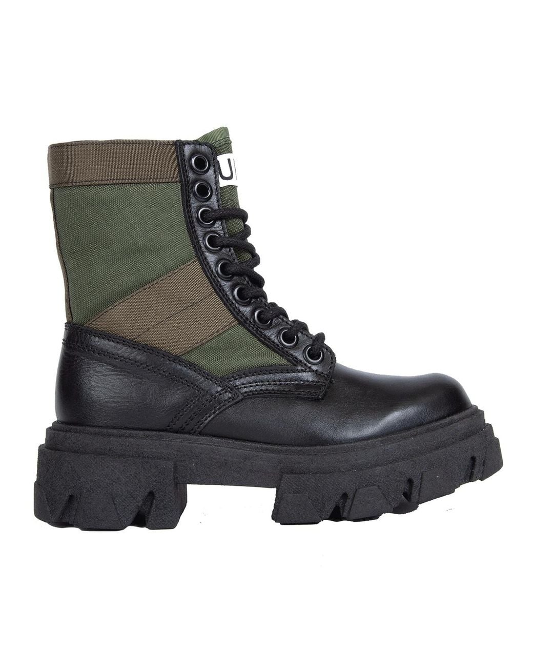 Urbnkicks Green Jungle Ankle Boots