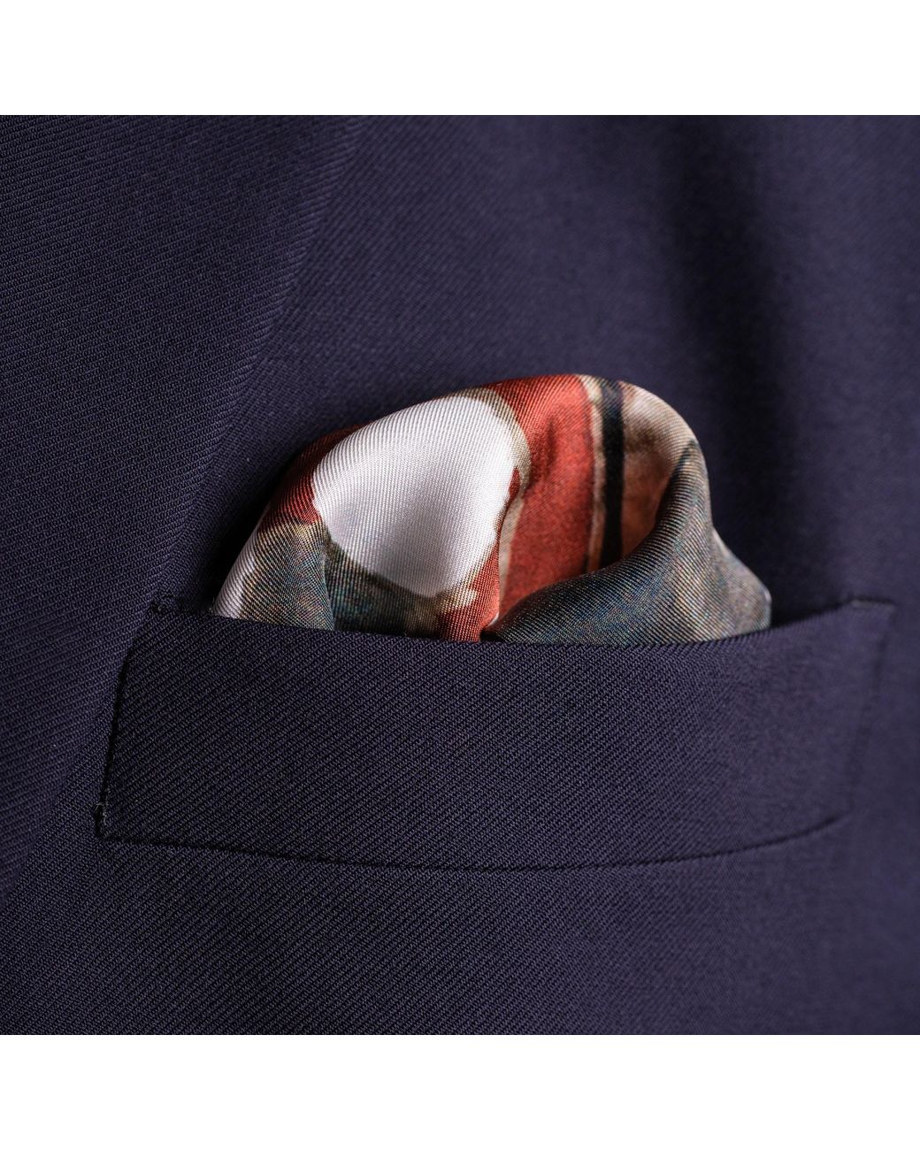 Otway & Orford Gray Put Your Foot Down Classic Cars Silk Pocket Square. Full-Size for men
