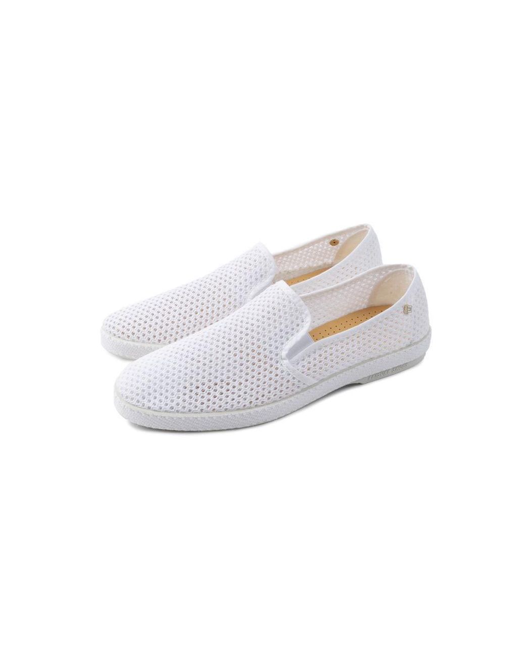 Rivieras White Classic Mesh Slip-On Loafer